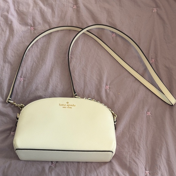 kate spade Handbags - kate spade Cream Leather Crossbody Bag with Gold Hardware. No paper work